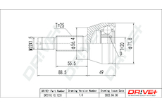 Sada kloubů, hnací hřídel Dr!ve+ DP2110.10.1231