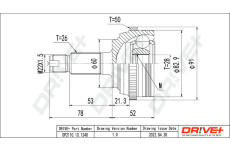 Sada kloubů, hnací hřídel Dr!ve+ DP2110.10.1240