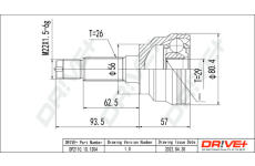 Sada kloubů, hnací hřídel Dr!ve+ DP2110.10.1304