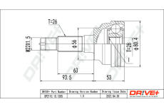 Sada kloubů, hnací hřídel Dr!ve+ DP2110.10.1305
