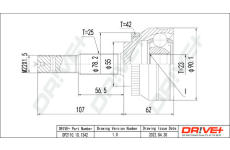 Sada kloubů, hnací hřídel Dr!ve+ DP2110.10.1342