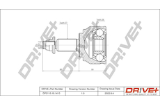 Sada kloubů, hnací hřídel Dr!ve+ DP2110.10.1410