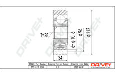 Sada kloubů, hnací hřídel Dr!ve+ DP2110.10.1658