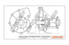 Vodní čerpadlo, chlazení motoru Dr!ve+ DP2310.10.002