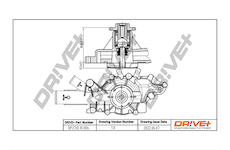 Vodní čerpadlo, chlazení motoru Dr!ve+ DP2310.10.006