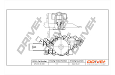 Vodní čerpadlo, chlazení motoru Dr!ve+ DP2310.10.008