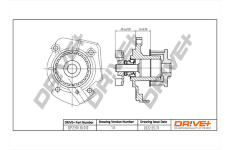 Vodní čerpadlo, chlazení motoru Dr!ve+ DP2310.10.010