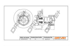 Vodní čerpadlo, chlazení motoru Dr!ve+ DP2310.10.011