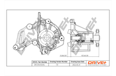 Vodní čerpadlo, chlazení motoru Dr!ve+ DP2310.10.014