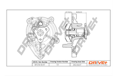 Vodní čerpadlo, chlazení motoru Dr!ve+ DP2310.10.017