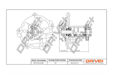 Vodní čerpadlo, chlazení motoru Dr!ve+ DP2310.10.018