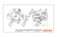 Vodní čerpadlo, chlazení motoru Dr!ve+ DP2310.10.019