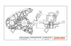 Vodní čerpadlo, chlazení motoru Dr!ve+ DP2310.10.023