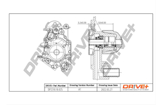 Vodní čerpadlo, chlazení motoru Dr!ve+ DP2310.10.025