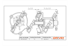 Vodní čerpadlo, chlazení motoru Dr!ve+ DP2310.10.027