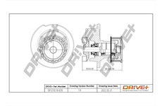 Vodní čerpadlo, chlazení motoru Dr!ve+ DP2310.10.028