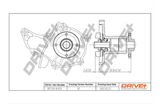 Vodní čerpadlo, chlazení motoru Dr!ve+ DP2310.10.032