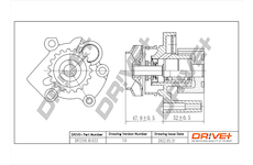 Vodní čerpadlo, chlazení motoru Dr!ve+ DP2310.10.033