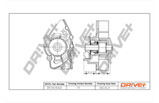 Vodní čerpadlo, chlazení motoru Dr!ve+ DP2310.10.040