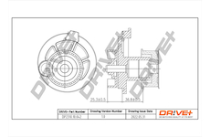 Vodní čerpadlo, chlazení motoru Dr!ve+ DP2310.10.042