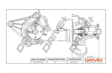 Vodní čerpadlo, chlazení motoru Dr!ve+ DP2310.10.045