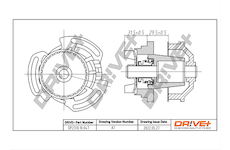 Vodní čerpadlo, chlazení motoru Dr!ve+ DP2310.10.047
