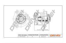 Vodní čerpadlo, chlazení motoru Dr!ve+ DP2310.10.051