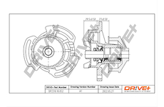 Vodní čerpadlo, chlazení motoru Dr!ve+ DP2310.10.052
