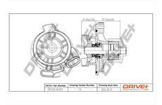 Vodní čerpadlo, chlazení motoru Dr!ve+ DP2310.10.059