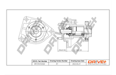 Vodní čerpadlo, chlazení motoru Dr!ve+ DP2310.10.060