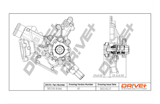 Vodní čerpadlo, chlazení motoru Dr!ve+ DP2310.10.066