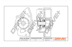 Vodní čerpadlo, chlazení motoru Dr!ve+ DP2310.10.069