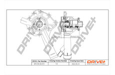 Vodní čerpadlo, chlazení motoru Dr!ve+ DP2310.10.072