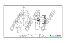 Vodní čerpadlo, chlazení motoru Dr!ve+ DP2310.10.075