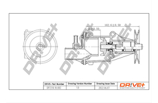 Vodní čerpadlo, chlazení motoru Dr!ve+ DP2310.10.082