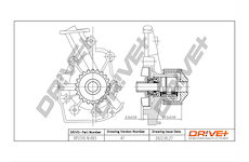 Vodní čerpadlo, chlazení motoru Dr!ve+ DP2310.10.083