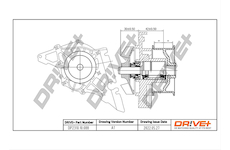 Vodní čerpadlo, chlazení motoru Dr!ve+ DP2310.10.088