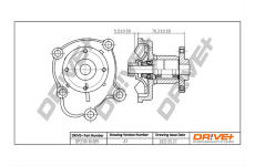 Vodní čerpadlo, chlazení motoru Dr!ve+ DP2310.10.089