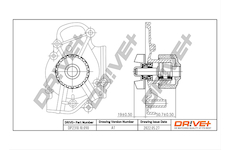 Vodní čerpadlo, chlazení motoru Dr!ve+ DP2310.10.090