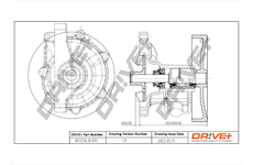 Vodní čerpadlo, chlazení motoru Dr!ve+ DP2310.10.091