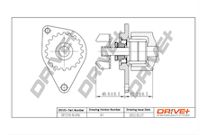 Vodní čerpadlo, chlazení motoru Dr!ve+ DP2310.10.096