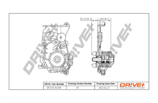 Vodní čerpadlo, chlazení motoru Dr!ve+ DP2310.10.098