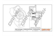 Vodní čerpadlo, chlazení motoru Dr!ve+ DP2310.10.108