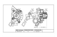 Vodní čerpadlo, chlazení motoru Dr!ve+ DP2310.10.111