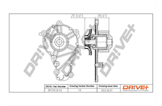 Vodní čerpadlo, chlazení motoru Dr!ve+ DP2310.10.112