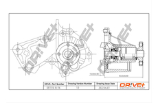 Vodní čerpadlo, chlazení motoru Dr!ve+ DP2310.10.116