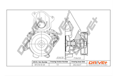 Vodní čerpadlo, chlazení motoru Dr!ve+ DP2310.10.120