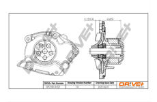 Vodní čerpadlo, chlazení motoru Dr!ve+ DP2310.10.121