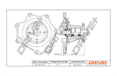 Vodní čerpadlo, chlazení motoru Dr!ve+ DP2310.10.124