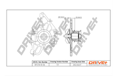 Vodní čerpadlo, chlazení motoru Dr!ve+ DP2310.10.126